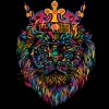 Men's Design By Humans Bright Like A King Lion By DBHOriginals T-Shirt - 2 of 2