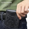 BEAFUP Men's RFID Blocking Bifold Wallet - Premium Full-Grain Leather with 11 Card Slots | Slim Design for Daily Use for Birthdays - 4 of 4