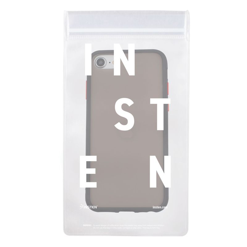 Insten Translucent Matte Case Hybrid Hard Back Soft Edges TPU Full Body Cover Compatible with Apple iPhone, 3 of 9