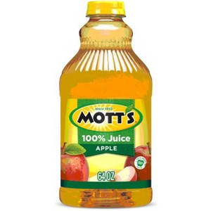 Mott's 100% Juice Original Apple Juice, 64 Fluid Ounce, Bottle (Pack of 2) - 1 of 1