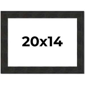 PosterPalooza | Contemporary Black Picture Frame - UV Acrylic, Backing Board, Hanging Hardware Included - 1 of 4