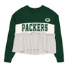 NFL Green Bay Packers Girls' Crew Neck Fleece Sweatshirt - 2 of 3