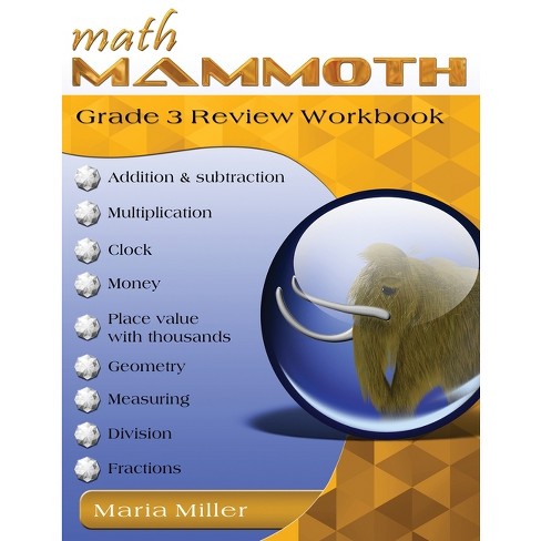 Math Mammoth Grade 3 Review Workbook - By Maria Miller (paperback) : Target