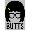 Women's Bob's Burgers Tina Butts Silhouette T-Shirt - 2 of 3