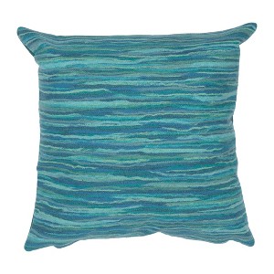 Liora Manne Visions III Stripes Indoor/Outdoor Pillow.. - 1 of 4