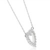 Pompeii3 1/2Ct Heart Diamond Pendant in 10k White or Yellow Gold - 2 of 4