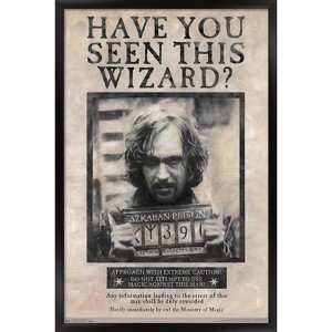 Trends International Harry Potter - Sirius Black Wanted Framed Wall Poster Prints - 1 of 4