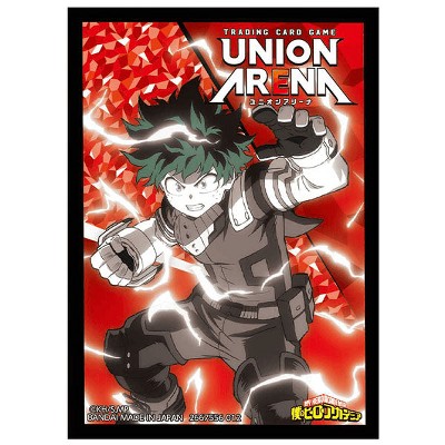 Bandai Union Arena My Hero Academia Deku Official 60ct Card Sleeves
