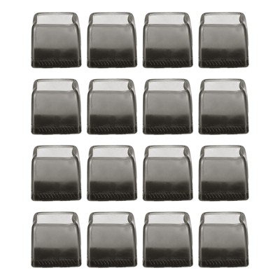 Unique Bargains Non-Slip Noise Reduction Chair Leg Protect Square Floor Pads 16 Pcs