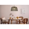 Storied Home Boho Open Weave Metal and Paper Rope Ceiling Light - 2 of 4