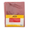 School Smart Take Home Folder, Red, Set of 24 - 2 of 4