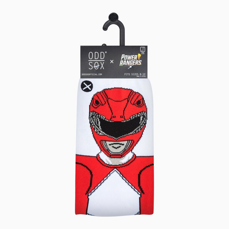 Odd Sox, Red Ranger 360, Funny Novelty Socks, Large, 5 of 6