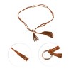 Unique Bargains Bohemian Round Ring Pattern Adjustable Waist Belt 1 Pc - 4 of 4
