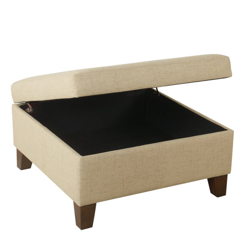 Luxury Large Square Storage Ottoman - HomePop, 3 of 15