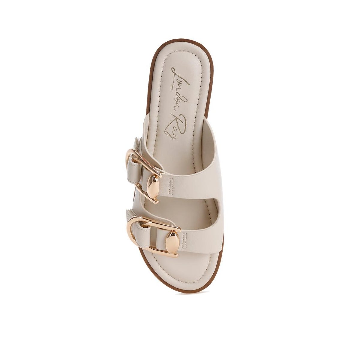 Обувь London Rag Womens Amahi Dual Strap Slip-On Flats 8 — фото 6