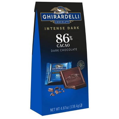 Ghirardelli Intense Dark Chocolate 86% Cacao Squares - 4.87oz