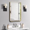GlasFlength Decorative Wall Mirrors Rectangular Wall Mirror, Vanity Mirrors, Wall Decoration For Bathroom, Living Room, Gold, 36"*24"*1.2" - 4 of 4
