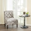 NicBex Polyester Accent Chair,Upholstered Living Room Chairs with Button Tufted Backrest,Modern Armless Chair,Accent Chairs for Living Room - 2 of 4