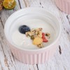 GustoWave 8 OZ Ceramic Ramekins Bowls, Set of 8 Souffle Dishes Ramekins for Creme Brulee Dishes, Pudding, Custard Cups, Oven Safe - 4 of 4