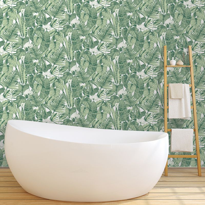 Tempaper Tropical Jungle Self Adhesive Removable Wallpaper Green, 3 of 9