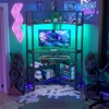 Aheaplus Corner Computer Desk with Hutch, Gaming Desk with Keyboard Tray for Home Office - 2 of 4