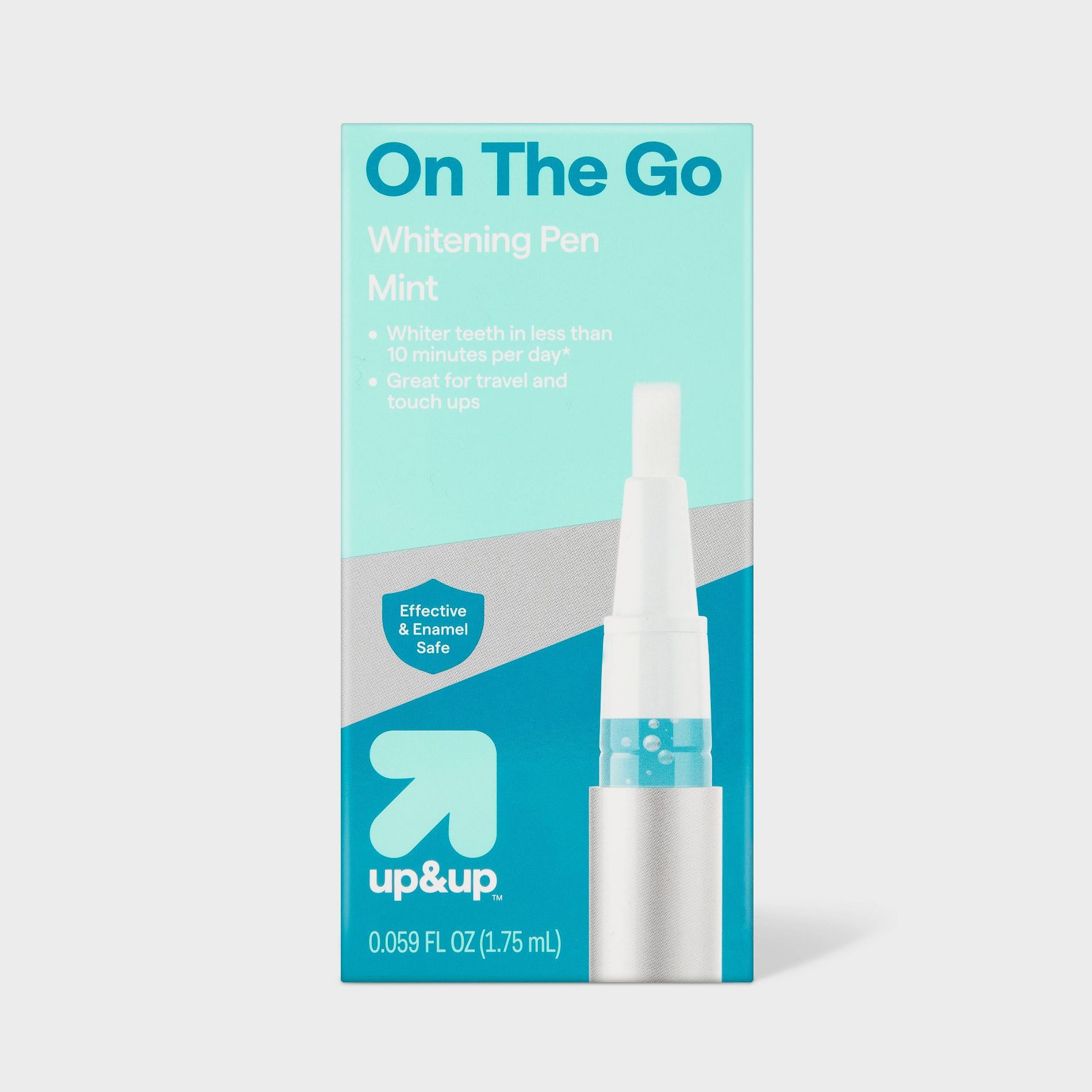 Tooth Whitening Pen - 0.059 fl oz - up&up™: Gel Formula, Plastic Material