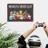 Lomsoe Gambling Sign Winners Never Quit Metal Sign - Motivational Tin Sign, Cool Room Decor for Guys, Office Inspirational Quotes, 8x12 Inch - 3 of 4