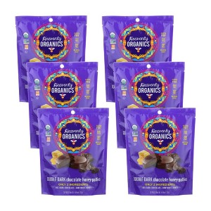 Heavenly Organics Double Dark Chocolate Honey Patties - Case of 6/4.66 oz - 1 of 4