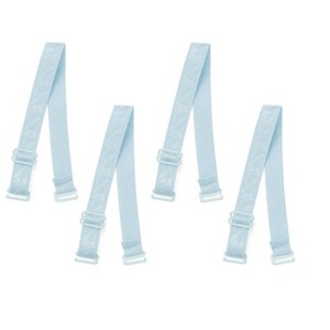 Allegra K Women's Stretchable Shoulder Bra Straps Adjustable Elastic Straps 2 Pairs - 1 of 4