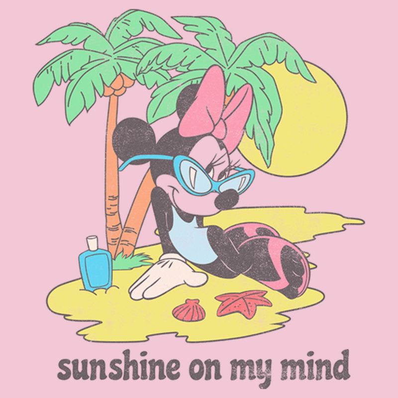 Girl's Disney Minnie Mouse Sunshine on my Mind T-Shirt, 2 of 5