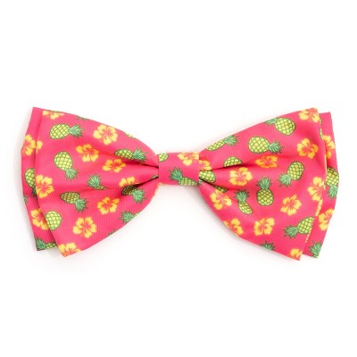 The Worthy Dog Pineapples Bow Tie Accessory - Pink - S : Target