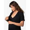 Ingrid & Isabel Maternity Short Sleeve Knit Jumpsuit - 3 of 4