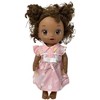 Doll Clothes Superstore Pink Floral Dress Fits Some Baby Alive And Little Baby Dolls - 2 of 4