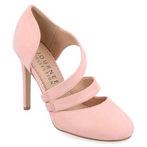 Journee Collection Womens Zeera Round Toe High Stiletto Pumps - 1 of 4