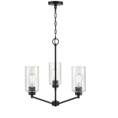 Millennium Lighting Beverlly 3 - Light Chandelier in  Matte Black