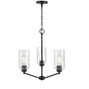 Millennium Lighting Beverlly 3 - Light Chandelier in  Matte Black - 1 of 1