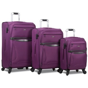Rolite Explorer 3-Piece Expandable Spinner Luggage Set - 1 of 4