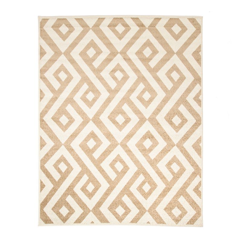 Modern Transitional Diamond Geometric Indoor Area Rug by Blue Nile Mills, 1 of 5