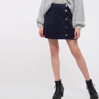 Black corduroy skirt target hotsell