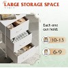 Dresser with 3 Drawers, Fabric Nightstand, Organizer Storage Dresser for Bedroom, Hallway, Entryway, Closets - 3 of 4