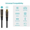 Monoprice XLR Male to XLR Female Cable [Microphone & Interconnect] - 1.5 Feet | Gold Plated, 16AWG - Premier Series - 4 of 4