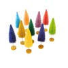 Cody Foster 6.0 Inch Bottle Brush Trees Box Set/10 Christmas Rainbow Village Bottle Brush Trees - 3 of 3