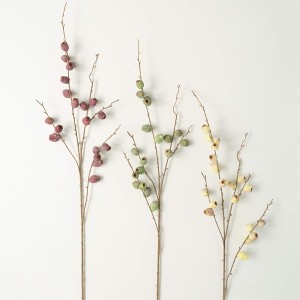 Sullivans 41.5" Artificial Minimalistic Berry Set of 3 - 1 of 2