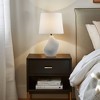 Ink+Ivy 12"x21.75" ZenGlossy Asymmetrical Ceramic Elegant Modern (Includes LED Light Bulb) Table Lamp - 4 of 4