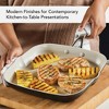 KitchenAid 11.25" Hard Anodized Ceramic Nonstick Grill Pan Matte Black: Lifetime Warranty, Hand Wash, Gas Compatible - 4 of 4