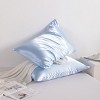 2 Pack Satin Pillowcases for Hair and Skin, Luxurious and Silky Pillow Cases with Envelope Closure - NTBAY - 4 of 4