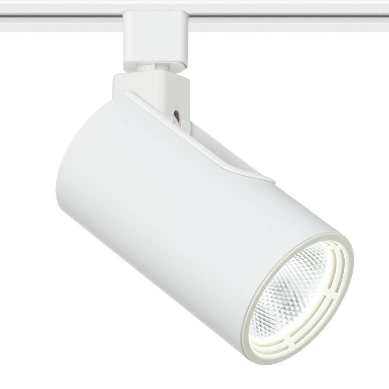 Pro Track 3-Head 30W LED Ceiling Track Light Fixture Kit Floating Canopy Spot Light Dimmable White Metal Modern Cylinder Kitchen Bathroom 48" Wide, 2 of 4