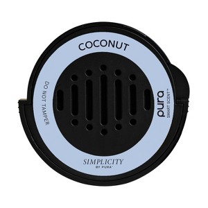 Simplicity by Pura Coconut Car Fragrance Refill: Scent, Vehicle Aroma Diffuser-Compatible - 1 of 4