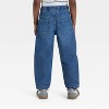 Toddler Boys' Relaxed Fit Snap Denim Pants - Cat & Jack™ - 2 of 3
