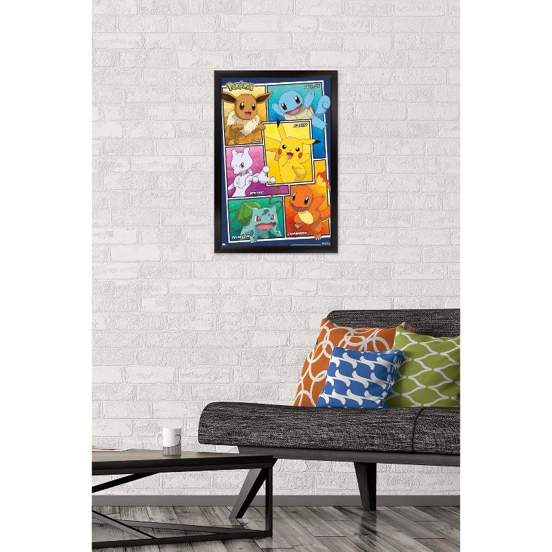 Trends International Pokémon - Group Collage Framed Wall Poster Prints, 2 of 7